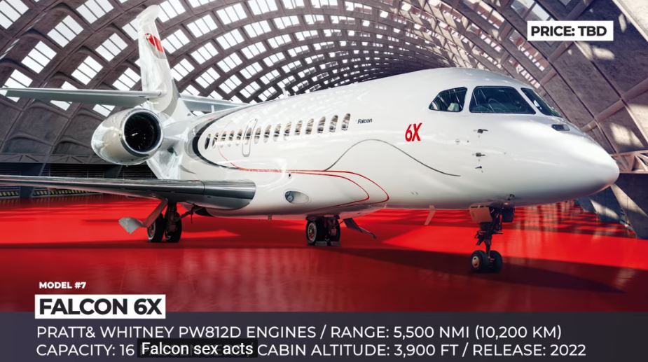 private jet interior - Dassault Falcon 6X