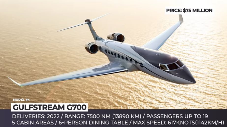private jet interior - Gulfstream G700